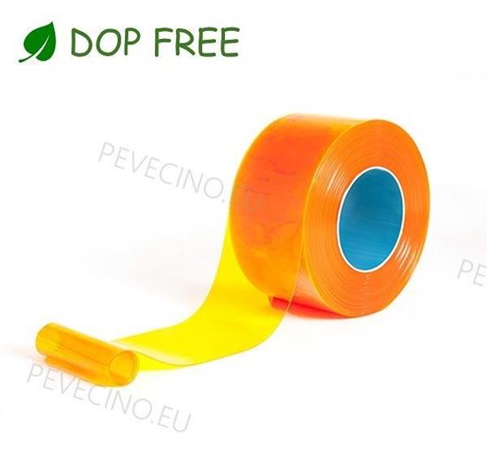 Skaidri geltona PVC juosta 200x2  nuotrauka